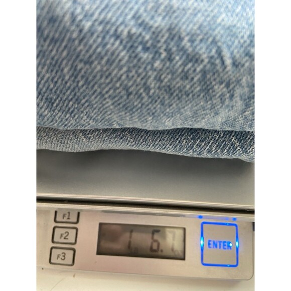 Levi's Premium Big E Wedgie Straight Leg Style Jeans Womens Size 27 Blue Classic - Picture 8 of 8